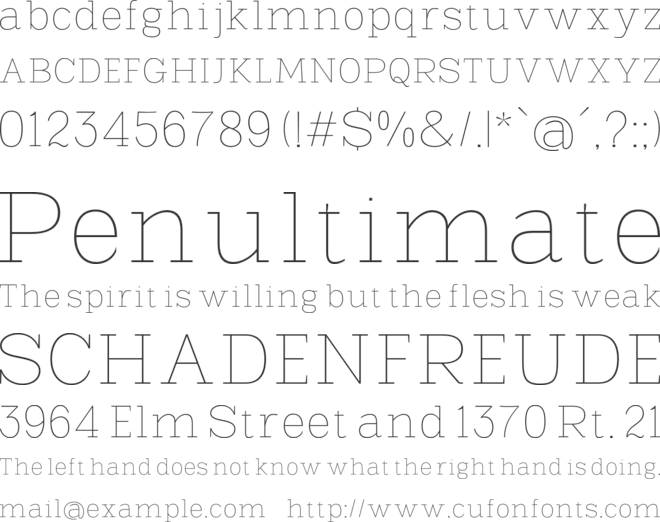 Scolver font preview