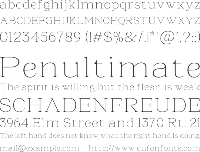 La Rochelle font preview