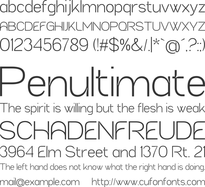 Neutrix font preview