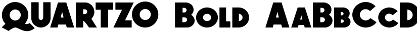 QUARTZO Bold font