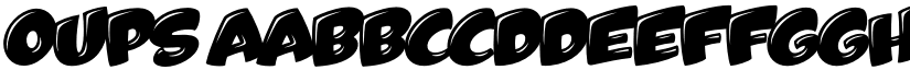Oups font download