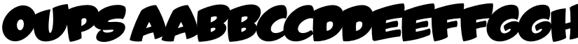Oups font