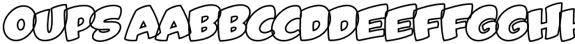 Oups font