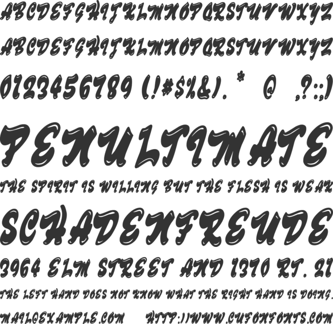 Fine NYC Shop font preview