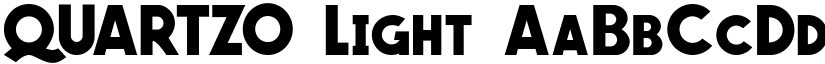 QUARTZO Light font