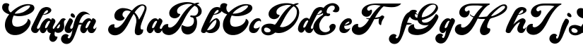 Clasifa font download