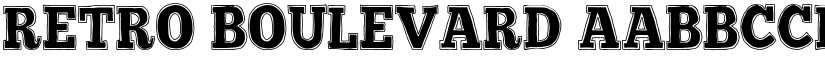 Retro Boulevard font