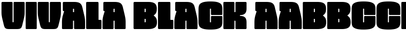 Vivala Black font download