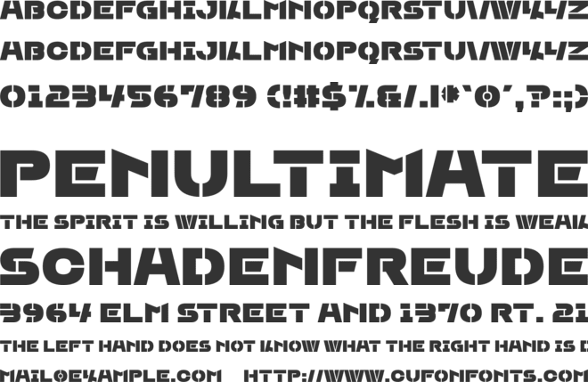 Half Myself Straight font preview