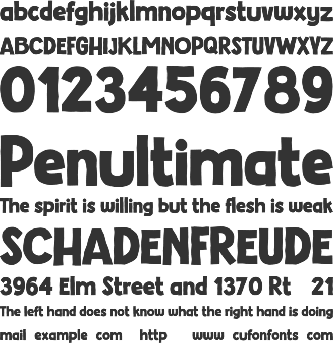 Chemicalife font preview