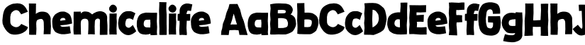 Chemicalife font