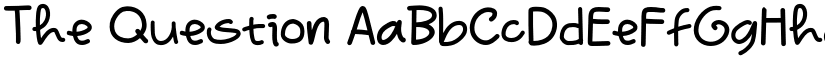 The Question font