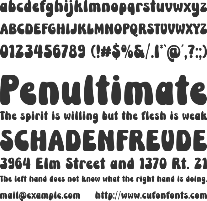 Fallin For You font preview