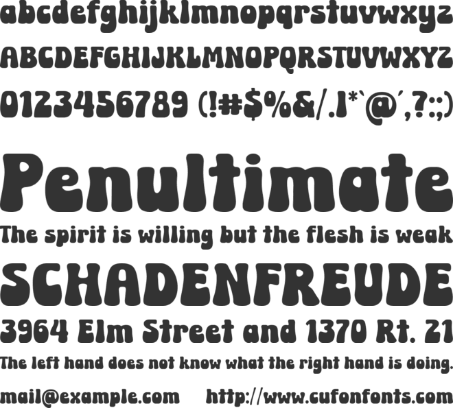 Super Charm font preview