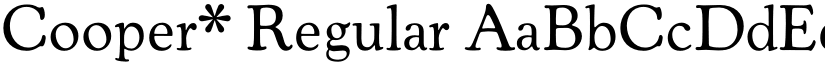 Cooper Black font download