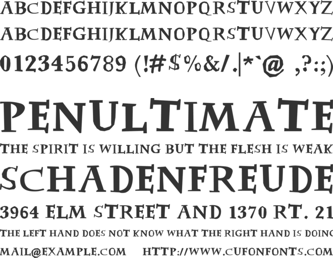 Pixar hedealine font preview