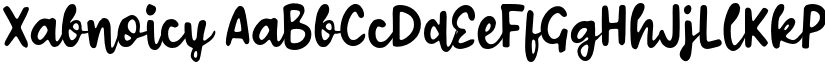 Xabnoicy font download