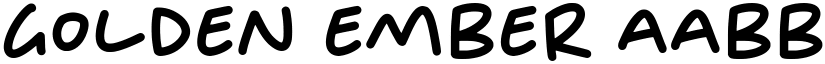 Golden Ember font