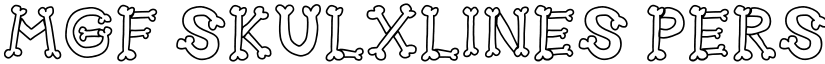 MGF Skulxlines Personal Use font download