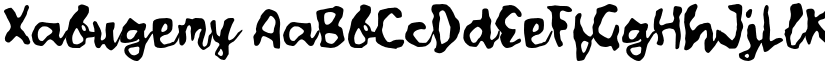 Xabugemy font