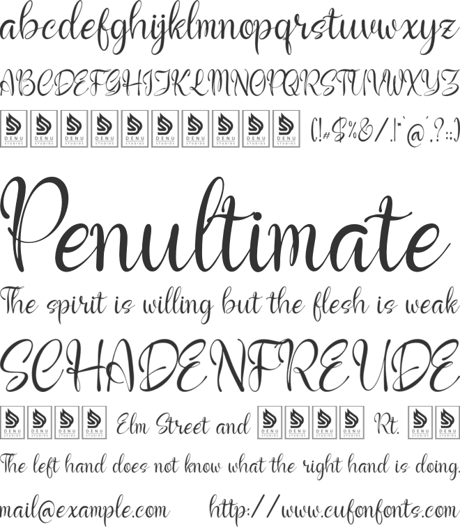 06082025 RD Script font preview