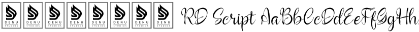 06082025 RD Script font download