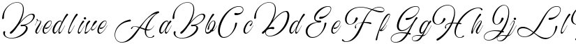 Bredlive font