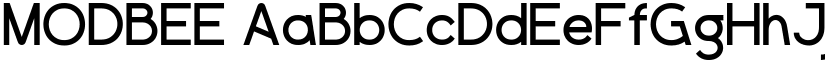 MODBEE font