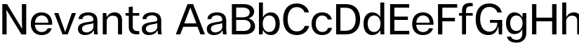 Nevanta font download