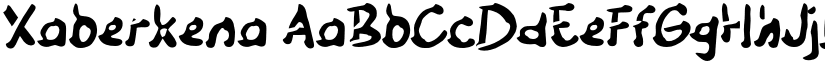 Xaberkena font download