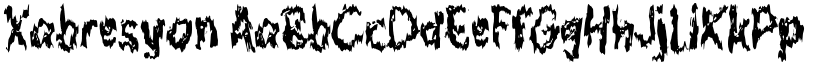 Xabresyon font download