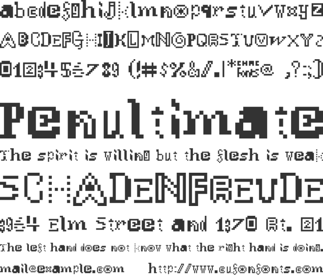 Kidmapped font preview