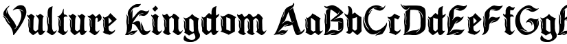 Vulture Kingdom font