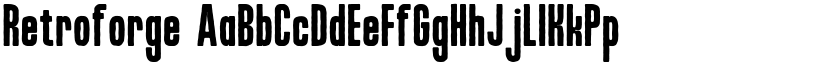 Retroforge font