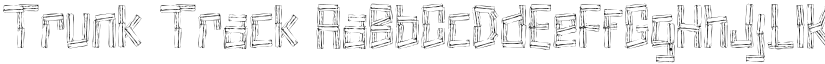 Trunk Track font