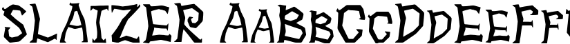 SLAIZER font