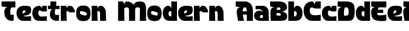 Tectron Modern font download