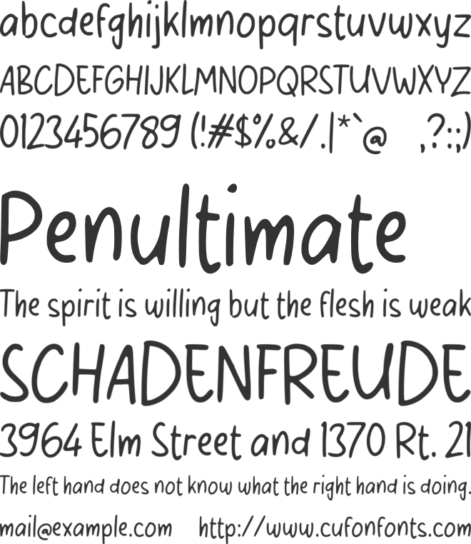 Xabheston font preview