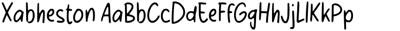 Xabheston font download
