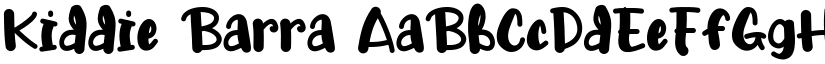 Kiddie Barra font download