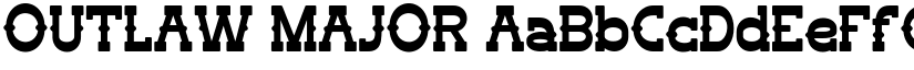 OUTLAW MAJOR font download