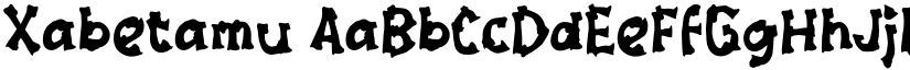 Xabetamu font download