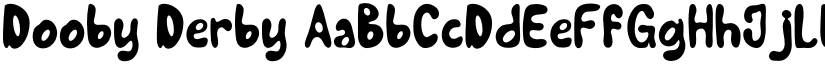 Dooby Derby font