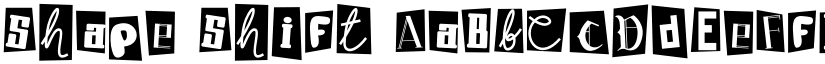 Shape Shift font download