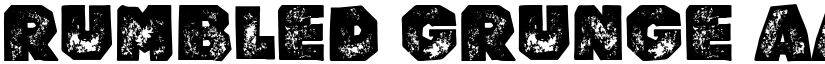 Rumbled Grunge font