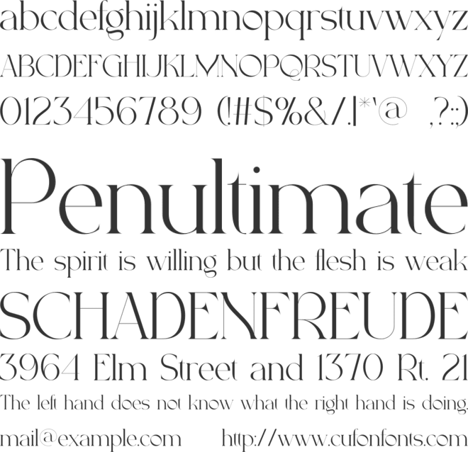 Stellar font preview