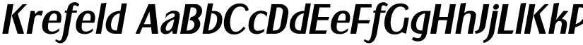 Krefeld font