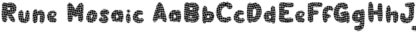 Rune Mosaic font