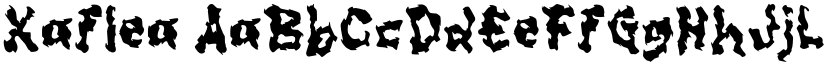 Xaflea font