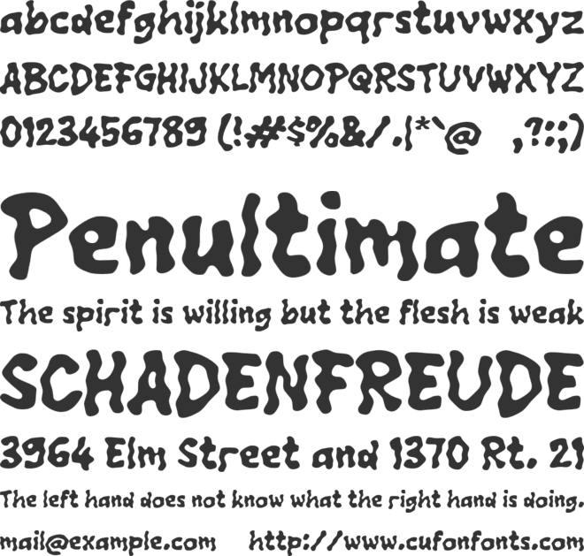 Xableyo font preview